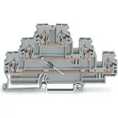 Wago 870-590/281-675 Bauelementklemme,Dreistock,mit Diode 1N4007,grau 870590281675 - 50 Stück
