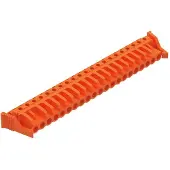 Wago 232-281/039-000 THT-Federleiste,abgewinkelt,Rastermaß 5,08 mm,orange 232281039000 - 10 Stück