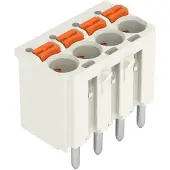 Wago 2092-1174/200-000/997-406 1-Leiter-THR-Federleiste, gerade, Drücker, Push-in CAGE CLAMP, lichtgrau 20921174200000997406 - 80 Stück