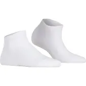 Falke Family Damen Sneakersocken, 39-42, Weiß, Uni, Baumwolle
