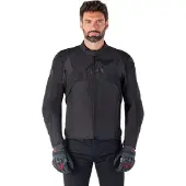 Alpinestars T-Jaws V4 wasserdichte Motorrad Textiljacke, schwarz, M