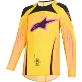 Alpinestars Supertech Jugend-Trikot Nomur 2026 Orange Yellow Pink