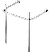 Duravit Metallkonsole Happy D.2 für 231865, höhenverstellbar, chrom, 0030781000
