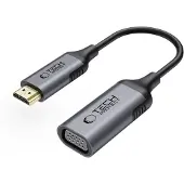 Tech-Protect Ultraboost-Adapter Hdmi Auf Vga Full Hd 60Hz Schwarz