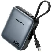 Vention FHEH0, 10000 mAh, Lithium Polymer (LiPo), Programmable Power Supply (PPS), 3,85 V, 35 W, Schwarz