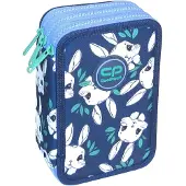 CoolPack Dreifach-Federmäppchen mit Hasenmotiv