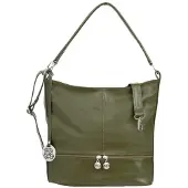 Kaletnik Jawa Ledertasche Oliv A4-Format mit geräumigem Hauptfach und abnehmbarem Schultergurt