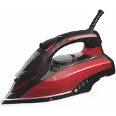 Zelmer ZIR3210 Performance, Dampfbügeleisen, Diamant 4D-Sohle, 220 g/min, Schwarz, Rot, 65 g/min, Eingebaut