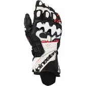 Alpinestars GP Plus R V3 Schwarz Weiß Rot Fluo Leder Handschuhe Größe L