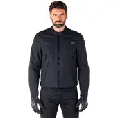 Alpinestars Clayton WR Motorrad Textiljacke, schwarz, M
