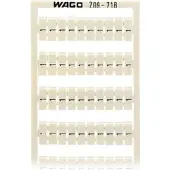 Wago 209-718 WSB-Beschriftungskarte,als Karte,bedruckt,weiß 209718 - 5 Stück