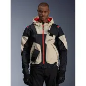 Alpinestars Mogress Air Kapuzenjacke Beige,Schwarz XL Mann Beige,Schwarz XL