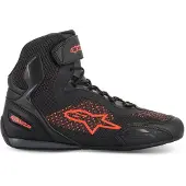 Alpinestars Faster-3 Rideknit Schuhe Black Red Fluo