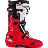 Alpinestars Tech 10 Enduro Stiefel Bright Red Black White