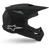 Alpinestars S-M3 Matt Schwarz Motocrosshelm Größe M