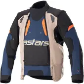 Alpinestars Harok Drystar Jacke Dark Blue Dark Khaki Flame Ora