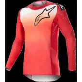 Alpinestars 2023 Supertech Risen Trikot Mars Red White, Größe: XXL