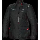 Alpinestars Stella ST-1 wasserdichte Damen Motorrad Textiljacke, schwarz, XL