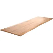 DELIFE Esstischplatte Edge 300x100cm Akazie Natur Live-Edge