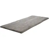 DELIFE Esstischplatte Edge 220x100cm XL Akazie Platin Live-Edge