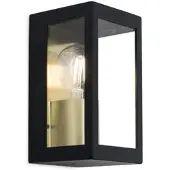 Orion Aussenwandleuchte Lumina, dimmbar, schwarz, Edelstahl, Modern