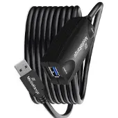 MediaRange MRCS242, 5 m, USB A, USB A, USB 3.2 Gen 1 (3.1 Gen 1), 5 Gbit/s, Schwarz