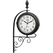 AMS Quarz-Wanduhr, Quarzwerk, 24x54x9cm, 9433