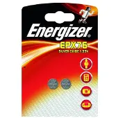 Energizer Knopfzelle Spezialbatterie EPX76 Silber-Oxid 2 Stück