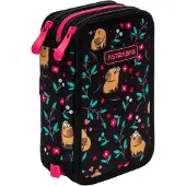Astrabag Dreifach-Schulstiftetui Mit Drei Fächern Und Schulzubehör Von Astra Flower