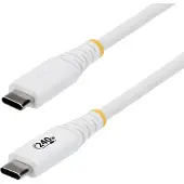StarTech.com .com 1m USB-C Ladekabel, 240W (5A) PD EPR, USB-IF , langlebig, hochflexibel und robust, USB 2.0 Laptop Ladekabel - Weiß, 1 m, USB C, USB C, USB 2.0, 0,48 Gbit/s, Weiß