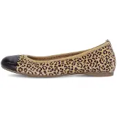 Gabor Ballerina , Damen, Gr. 37, Leder, schwarz (leo, schwarz), Nappaleder, Ziegenveloursleder, kontrastfarbene Details, Schuhe Ballerina, Blockabsatz, Schlupfschuh, Businesschuh mit Kontrastbesatz