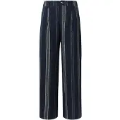 Pepe Jeans für Damen. PL2100010 Tory marineblaue Hose (XS), Lässig, Polyester