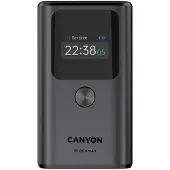 Canyon Ladestation, OnPower 130, TFT, 10000 mAh, PD, 30 W, schwarz/grau