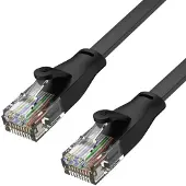 UNITEK C1813GBK, 15 m, Cat6, U/UTP (UTP), RJ-45, RJ-45, Schwarz