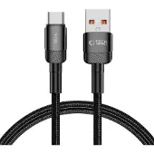 TechProtection Ultraboost Evo Usb-C-Kabel 100W/5A 100Cm Schwarz