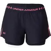 Under Armour Tech Play Up 2in1 Shorts black super pink (002) S