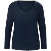 Emilia Lay V-Pullover blau, 44