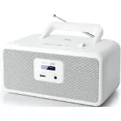 Muse M-32 DBW, 1,4 kg, Weiß, Tragbarer CD-Player