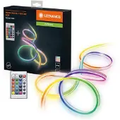 Ledvance 4058075504745, Universalstreifenleuchte, Draußen, Weiß, Silikon, Polycarbonat (PC), IP44