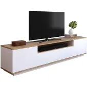 Dmora Sinope TV-Möbel 180x44,5x44,6 cm Braun, 2 Böden
