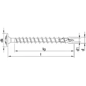Heco TOPIX-plus Rückwandschraube 3,5 x 20mm VG Pozi-Drive 1000 St. - 60208