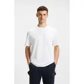 BOSS für Herren. 50519368 Weißes Freizeit-T-Shirt (XL), Lässig, Baumwolle, Kurzarm