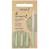 Opinel Bon Appetit 3326 Sage, 4-teiliges Set Tafelmesser