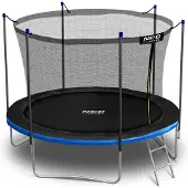 Neo-Sport Gartentrampolin 10ft/312cm mit Innennetz und Leiter