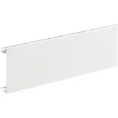 Hager BRA08029016 Brüstungskanal-Oberteil zu BRA mit Oberteilbreite 80mm aus Aluminium in vweiß - 2 Meter