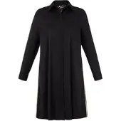 Frapp Hemdblusen-Kleid schwarz, 46