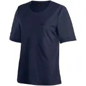 Maier Sports T-Shirt "Da-Shirt 1/2 Arm Waltraud H/S", Damen, Gr. 58, blau (night sky), Obermaterial: 100% Polyester, Shirts T-Shirt, für sportliche Aktivitäten geeignet, mit 1/2-Arm
