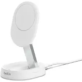 Belkin BoostCharge Pro, Drinnen, AC, Kabelloses Aufladen, 1,5 m, Weiß