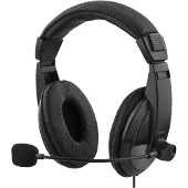 Deltaco HL-57, Kabelgebunden, 20 - 20000 Hz, 220 g, Kopfhörer, Schwarz