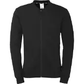 Uhlsport Funktionsjacke "Jacke ID College Kids", Kinder, Gr. 128, schwarz, Obermaterial: 72% Baumwolle CO(Bio). 28% Polyester Pol. recyc.., Jacken Funktionsjacke